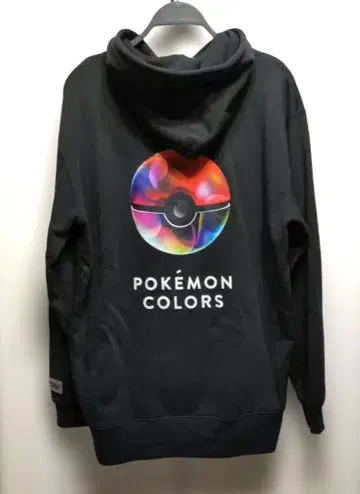 포켓몬스터 풀오버 후드티 포켓몬 컬러즈 F 블랙