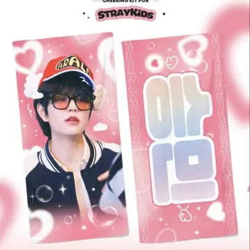 straykids 스키즈 승민 슬로건 핑크