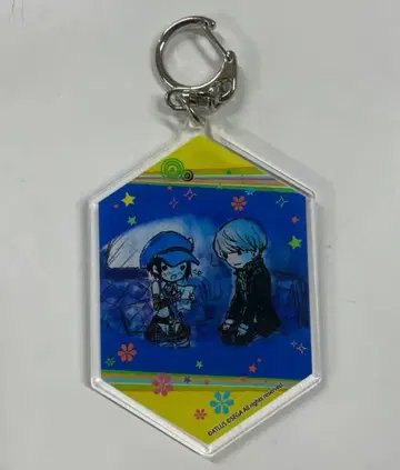 페르소나 4 나루카미 유 시로가네 그래프 아트 아크릴 키링