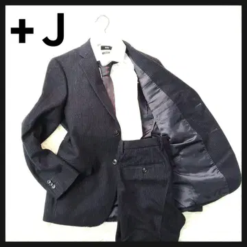 [ 당시물 ] 유니클로 플러스 제이 울 스트라이프 수트 셋업 레어 콜라보