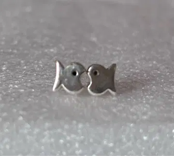 레어 Clio Blue 클리오 블루 피쉬형 귀걸이 실버925