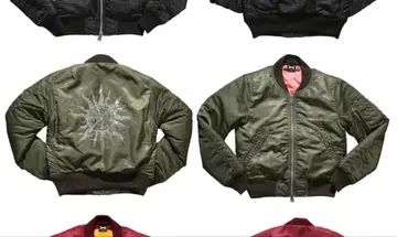 NoREMID MA-1 Jacket 올리브 그린 S 사이즈