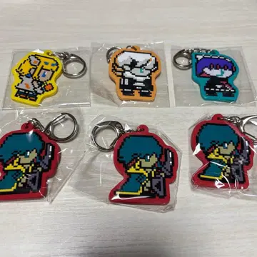 계속 한밤중이면 좋을 텐데 러버 키 6개 세트 니라짱