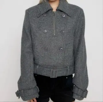 당일 배송 LAGUAGEM SHORT COMPACT DOUBLE 코트 G