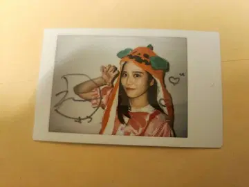 FRUITS ZIPPER 츠키아시 아마네 사인 폴라로이드