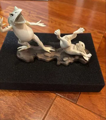 미사용 새상품 KAIYODO 조수기우도 해양당 미술관 피규어 토끼 개구리