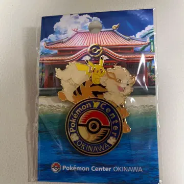 [미개봉 새상품] 포켓몬 센터 오키나와 한정판 로고 핀 배지 핀즈