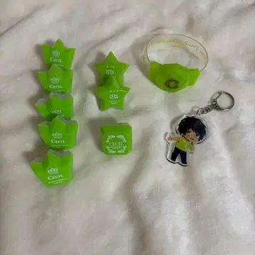 우타프리 아이지마 세실 반지 라이트 뱅글 라이트 아크릴 키링 묶음 판매