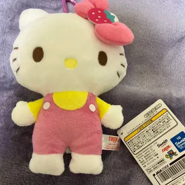 헬로키티 산리오 캐릭터즈 딸기 가마구치 파우치