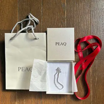 peaq 팔찌 실버 테니스 팔찌 큐빅 팔찌