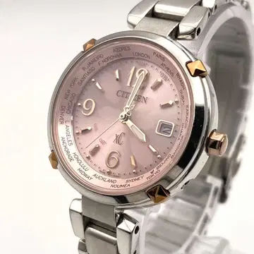 컨디션 최상 CITIZEN 시티즌 손목시계 XC 솔라 데이트 티타늄