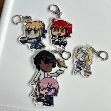 한정품 등 Fate FGO 키링 마슈 아르토리아 아르주나