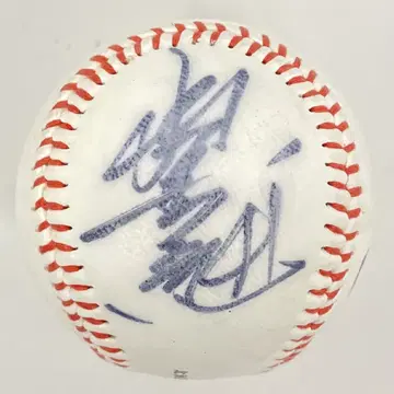 홋카이도 일본햄 파이터즈 이나바 아츠노리 친필 사인 공