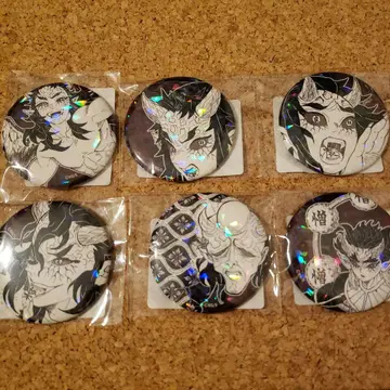 올스타 캔뱃지 귀멸의 칼날 한텐구 죠하텐 점프샵