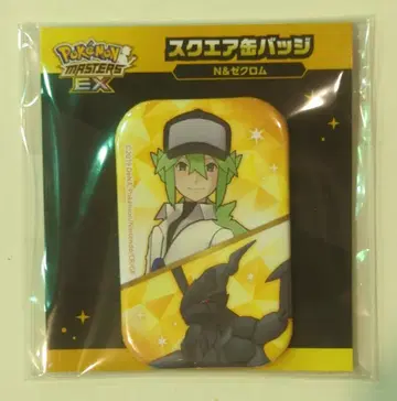 무빅 스퀘어 캔뱃지 POKEMON MASTERS EX N&제크로무