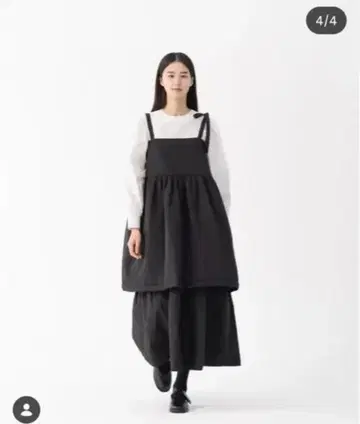 유노이아 리본 다운 미니 원피스