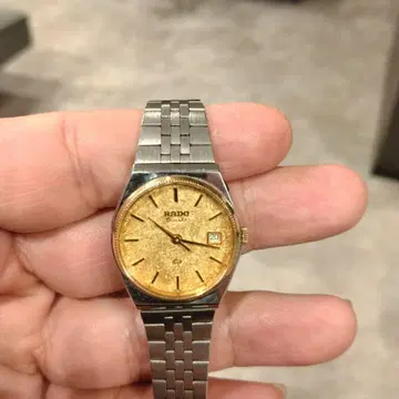 RADO 여성용 손목시계 쿼츠 골드