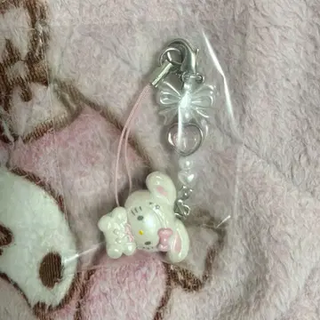 헬로키티 천사와 악마 시크릿 스트랩 토끼