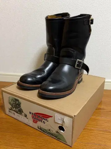 RED WING 엔지니어 부츠 블랙 2966