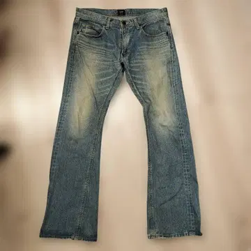 Lee x BEAMS 부츠컷 데님 34인치 라이트 블루