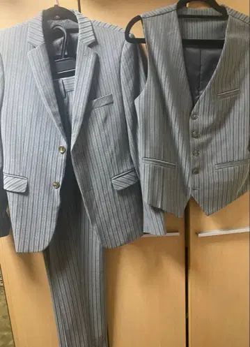 이지 수트 쓰리피스 스트레치 워셔블