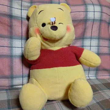 곰돌이 푸 FukuFuku 복실복실 점보 봉제 인형 벌꿀통과 함께