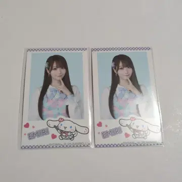 이코라부 오타니 에미리 미니 사진 시나몬 콜라보 2장 세트