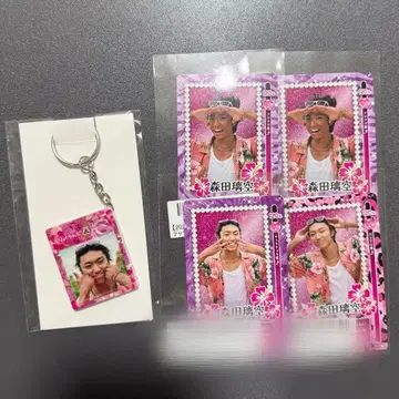 모리타 리쿠 챌린지 스크래치 퍼즐 키링 배틀 트레이딩 카드