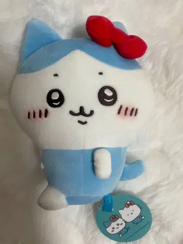 치이카와 x 산리오 캐릭터즈 봉제 인형 S 하치와레 헬로키티