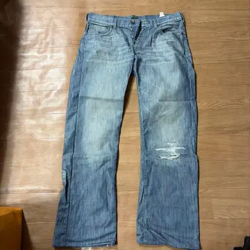 ARMANI JEANS 데미지 데님 팬츠 33