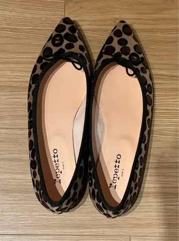 [ 새상품급 ] repetto 레페토 발레 슈즈 레오파드 39