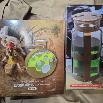 캡콤 카페 회복약 보틀 2개 세트 몬헌 아이루