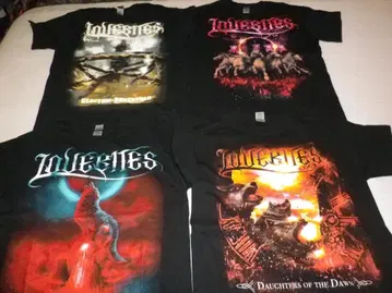 LOVEBITES 투어 T 4장 세트 러브바이트 라우드니스 바켄