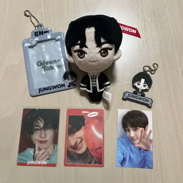 ENHYPEN 정원 봉제 인형 포토 카드 세트