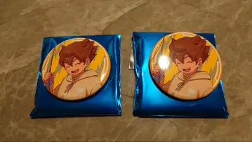 이나이레 마네키네코 콜라보 마츠카제 텐마 등신 캔뱃지 2개 세트