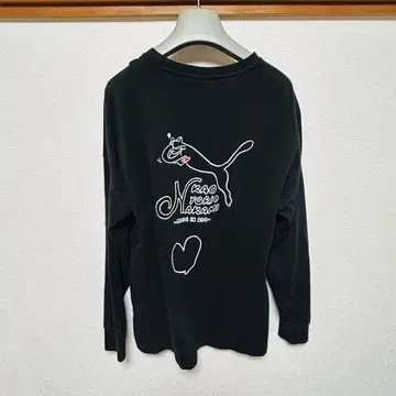 카오요리나카미 푸마 롱T 블랙