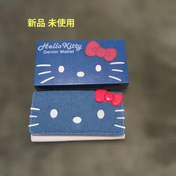 Hello Kitty 데님 장지갑