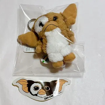 그렘린 기즈모 봉제 인형 키링 니코앤드 스티커