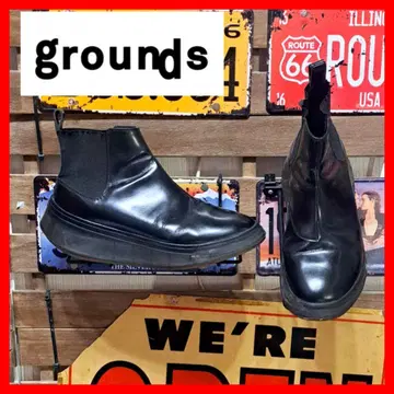 grounds VORTEX SIDEGORE 가죽 사이드 고어 부츠 29