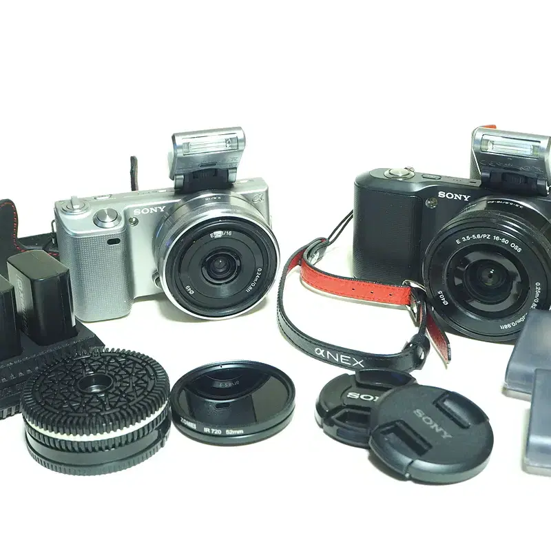 풀스펙트럼 적외선 개조 소니 nex-5 외 nex3 & 3렌즈셋