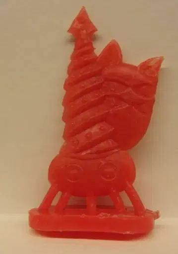 후루야 제과 폴리 인형 황금 박쥐 나조 타워 빨간색 H44mm