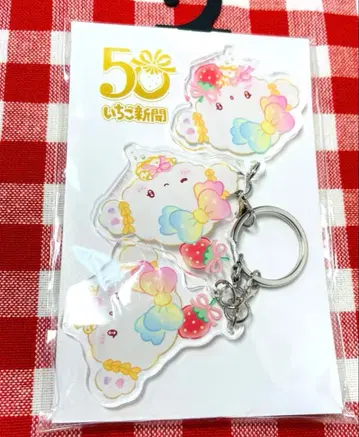 완판템 코기뮨 키링 딸기신문 50주년 아베일 한정판 아크릴