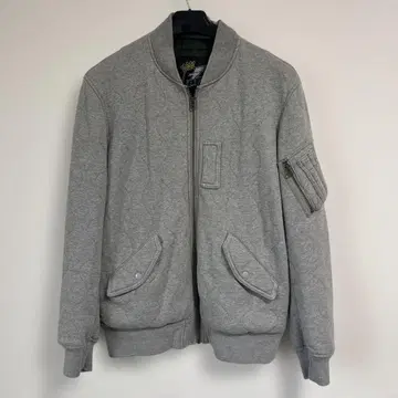 FAT BOMBER SKINNY 그레이 MA-1 자켓