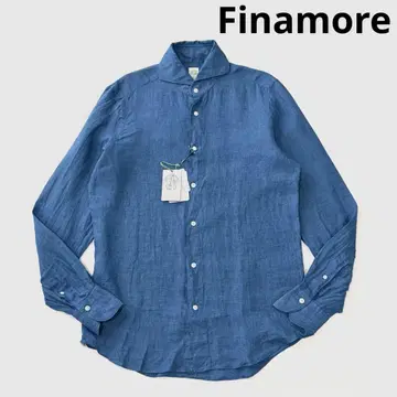 [ 미사용 ] Finamore 피나모레 세르지오 BALI 린넨 셔츠