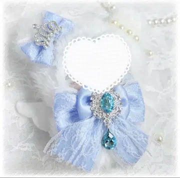 인형 옷 10cm~11cm 스카이블루 파랑 곰돌이 귀