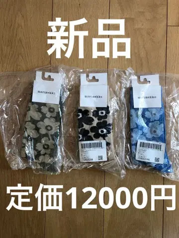 새상품 마리메꼬 marimekko 삭스 양말 3족 세트 우니코