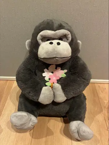 우호우호 고릴라의 고리군 봄이네요 울트라 BIG 고리 봉제 인형