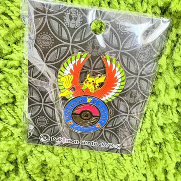 포켓몬 센터 교토 한정 로고 핀즈 핀 배지 칠색조