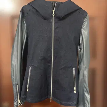 NO ID. 노아이디 집업 후드티 데님