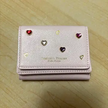 Samantha Thavasa 하트 스톤 미니 지갑 핑크